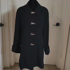 Michael Kors black rain jacket